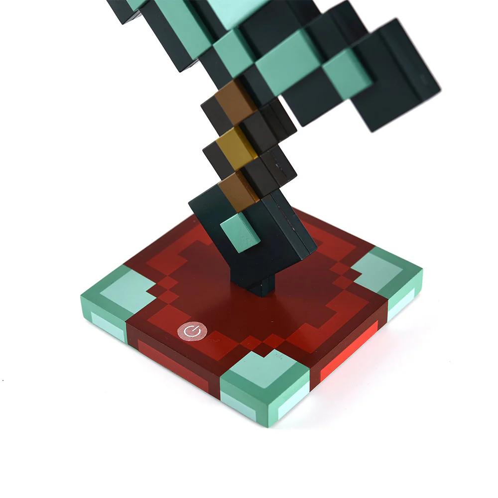 Minecraft 3D Diamond Sword Desk Lamp - 14 Inch - Image 6