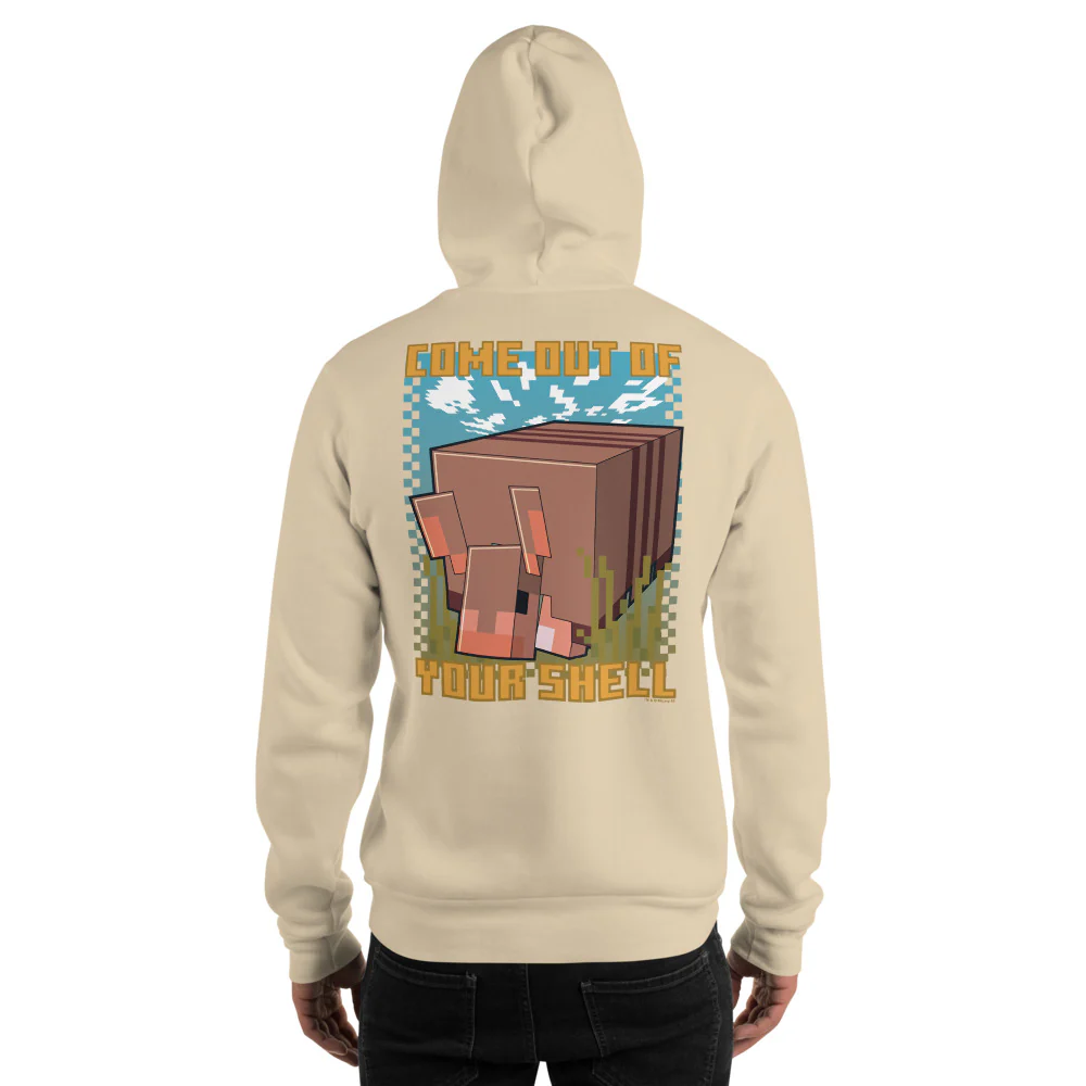Minecraft Armadillo Checkered Adult Hoodie - Image 8