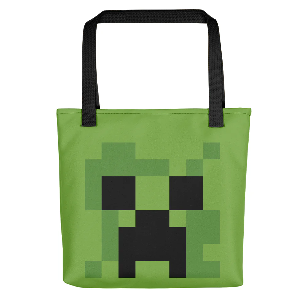 Minecraft Creeper Premium Tote Bag - Image 3