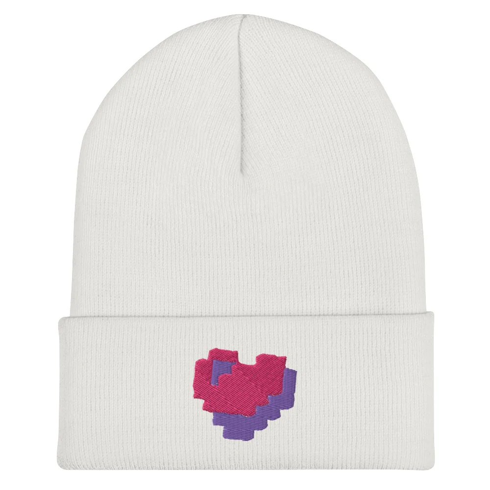 Minecraft Heart Cuffed Beanie - Image 5