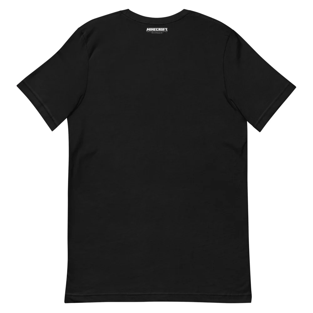 Minecraft Tuned In Creeper Embroidered Adult T-Shirt - Image 23