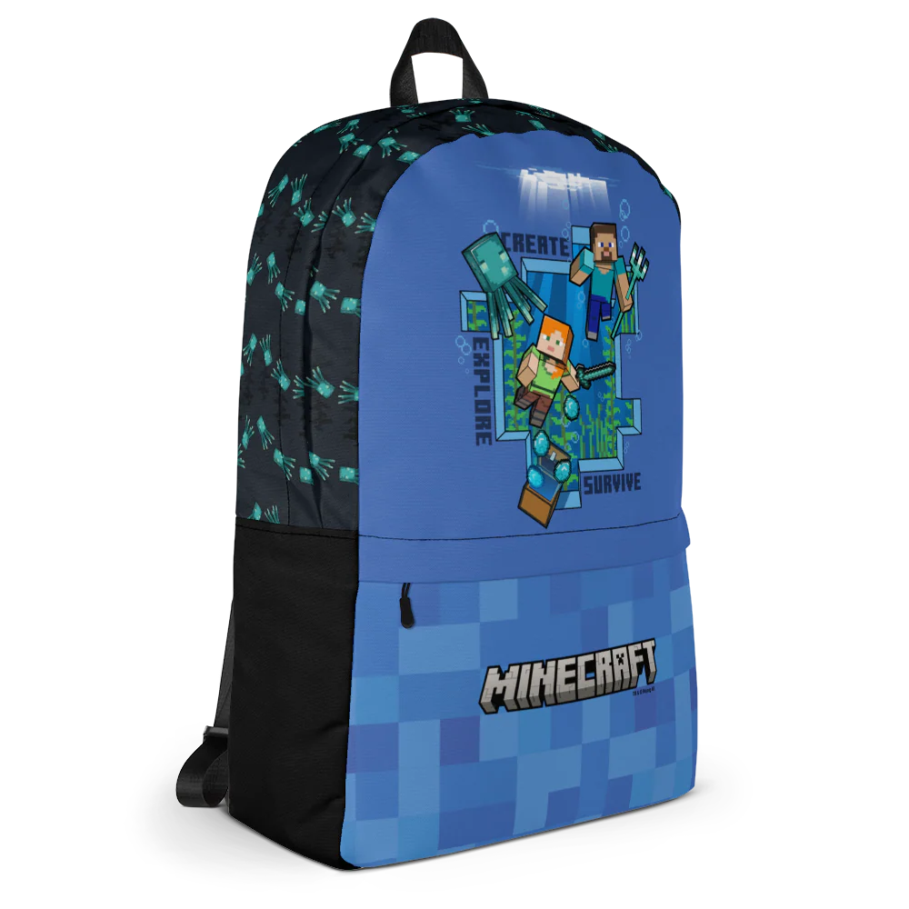 Minecraft Underwater Adventure Backpack - Image 4